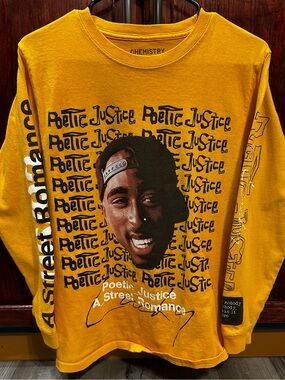 COTTON Chemistry Poetic Justice Graphic Long-Sleeve Shirt